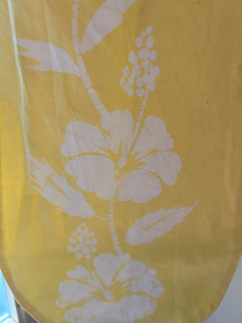 Betsey Johnson vintage Yellow and White hibiscus  Floral Halter Maxi Dress. 6 - Picture 9 of 9